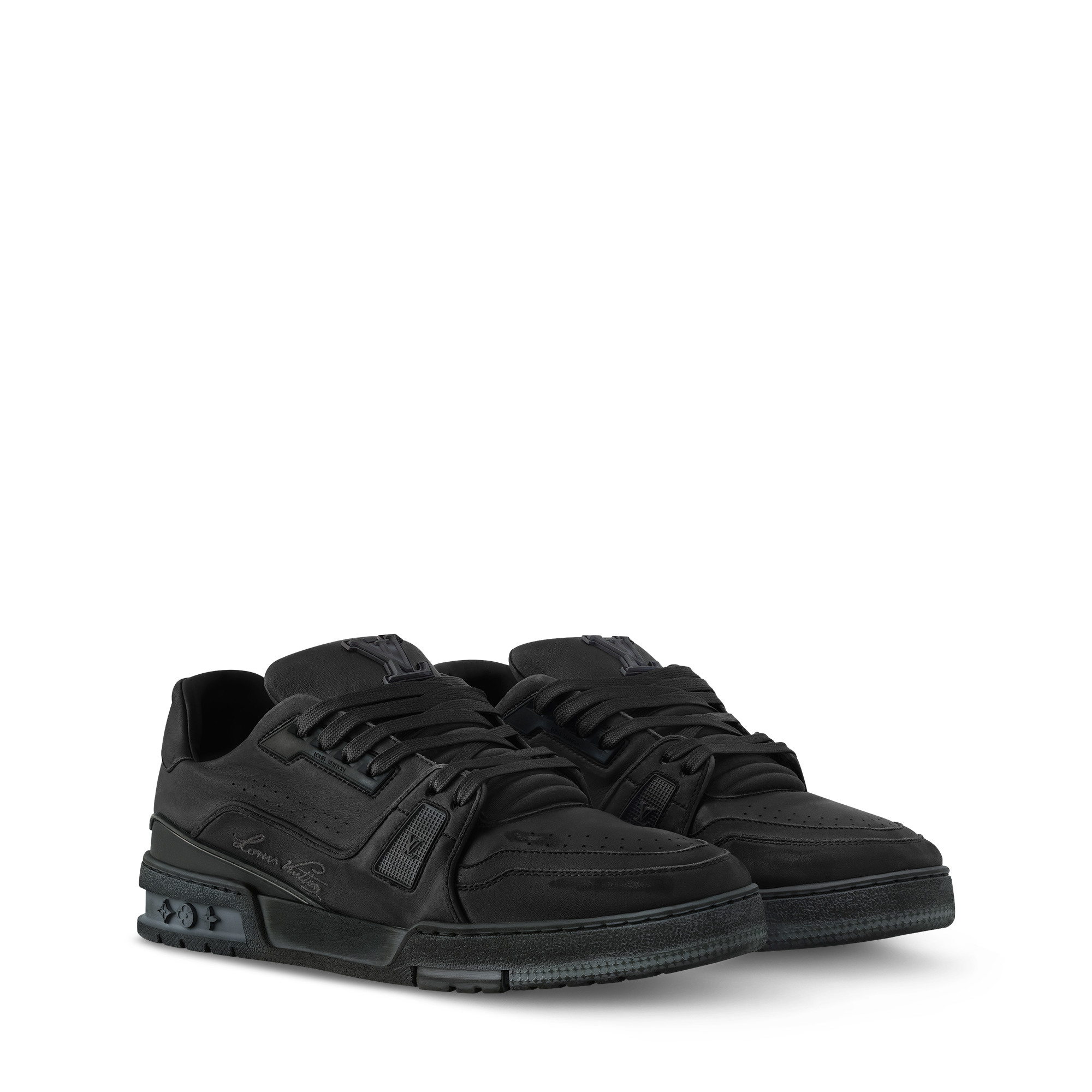 LV Trainer Distressed Sneaker  in Men's Shoes Sneakers for Men collections by Louis Vuitton (Product zoom)